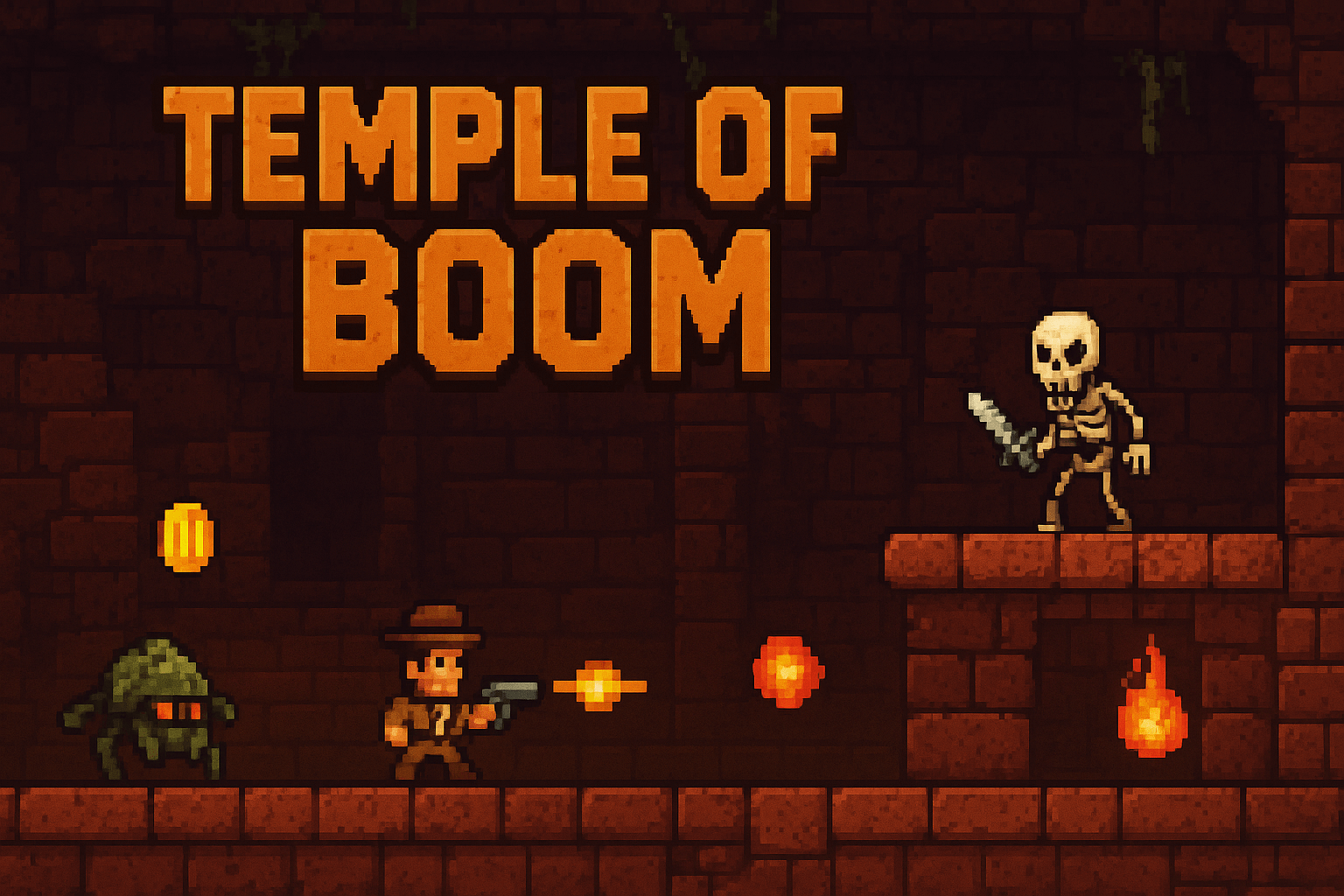 Temple of Boom Game Screen Shot 